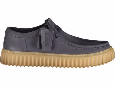 Blue Leather Men's Classic Shoe