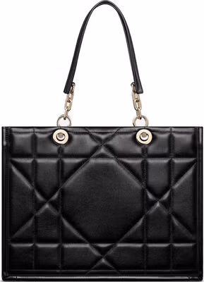 Black Leather Tote Bag