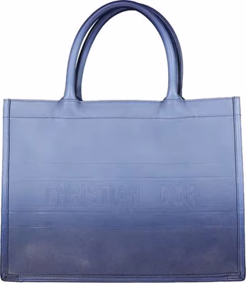Blue Calfskin Tote Bag