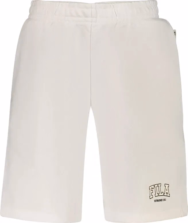 Fila White Cotton Mens Pants