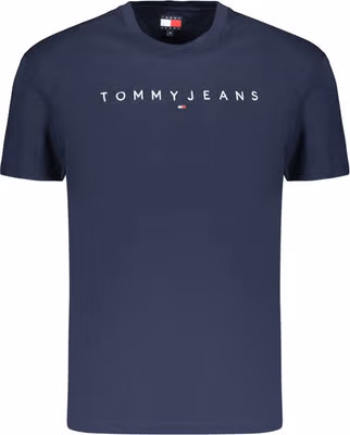 Blue Cotton Men's T-Shirt