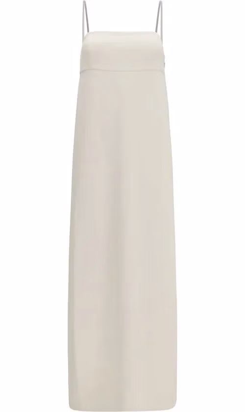 Brunello Cucinelli White Acetate Casual Dress