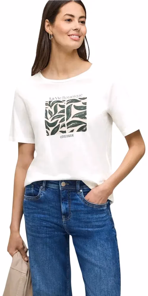 Street One White Cotton T-Shirt