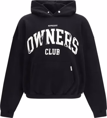 Black Cotton Sweatshirt