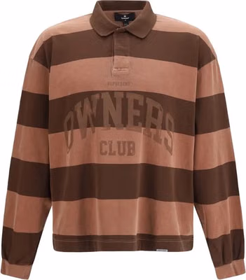 Brown Cotton Polo Shirt