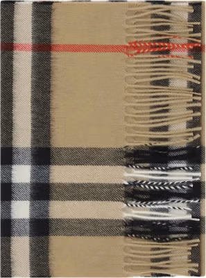 Brown Cashmere Scarf