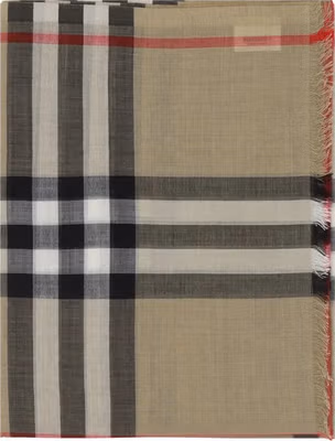 Beige Silk Foulard