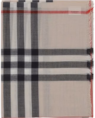 Beige Silk Foulard