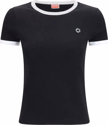 Black Cotton T-Shirt
