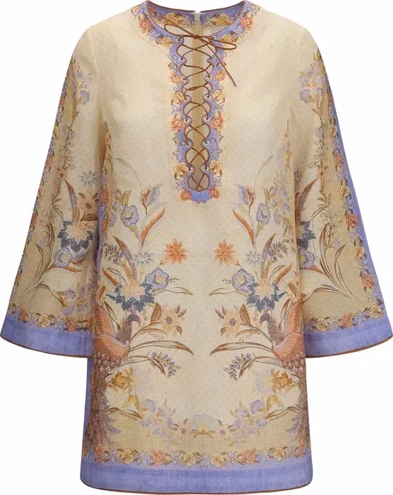 Zimmermann Multicolor Linen Casual Dress