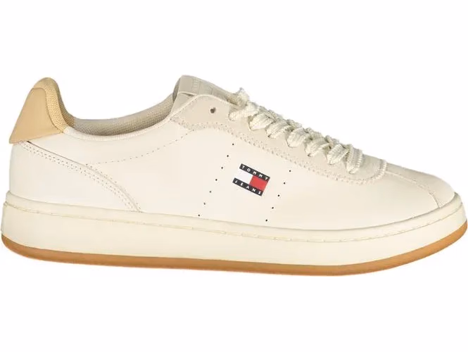 Tommy Hilfiger Beige Polyurethane Womens Sneaker