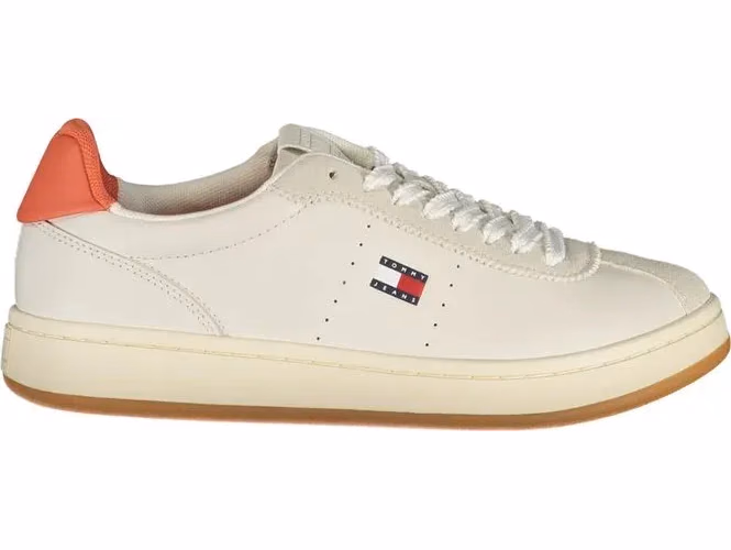 Tommy Hilfiger Beige Polyurethane Women's Sneaker