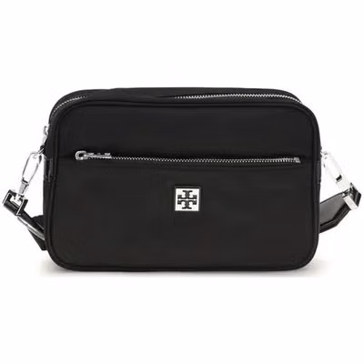 Black Polyamide Shoulder Bag