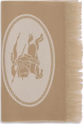Beige Wool Oves Aries Scarf