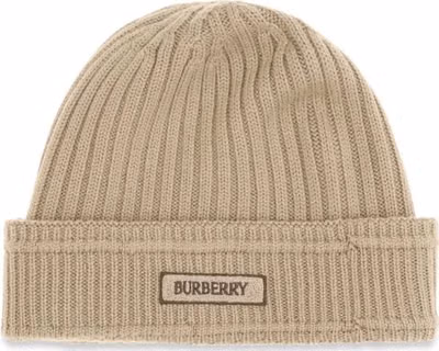 Beige Wool Oves Aries Beanie
