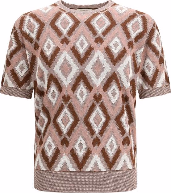 Piacenza Cashmere Multicolor Cotton Sweatshirt