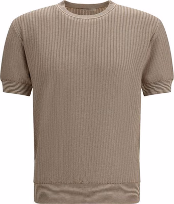 Beige Cotton Sweatshirt