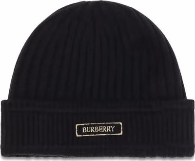 Black Wool Oves Aries Beanie