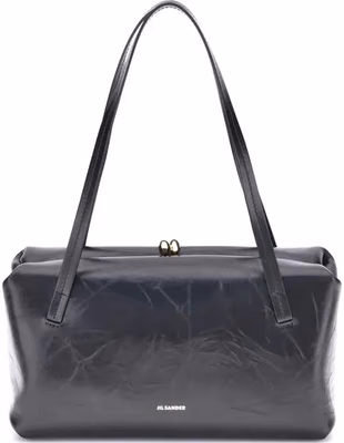 Black Calf Leather Bos Taurus Shoulder Bag