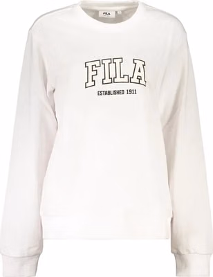 White Cotton Women's Sweatshirt