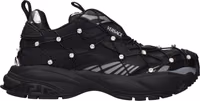 Black Fabric Sneakers 1