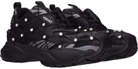 Black Fabric Sneakers 2