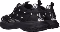 Black Fabric Sneakers 4