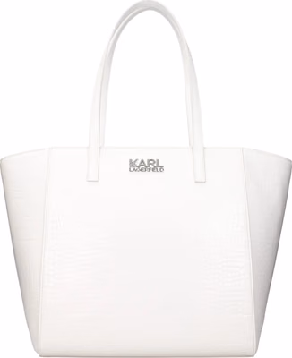 White Polyethylene Shoulder Bag