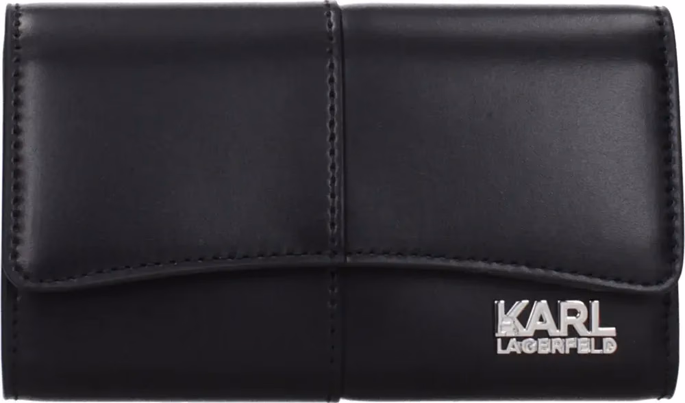 Karl Lagerfeld Black Polyethylene Wallet
