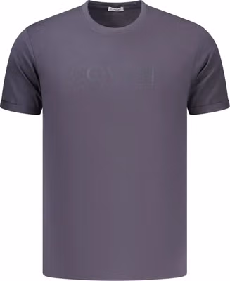 Blue Cotton Men's T-Shirt