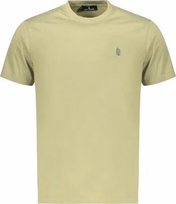 Green Cotton Men's T-Shirt