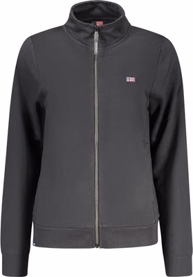 Black Cotton Women's Sweatshirt