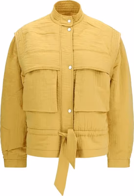 Bicolor Modal Full-Length Jacket