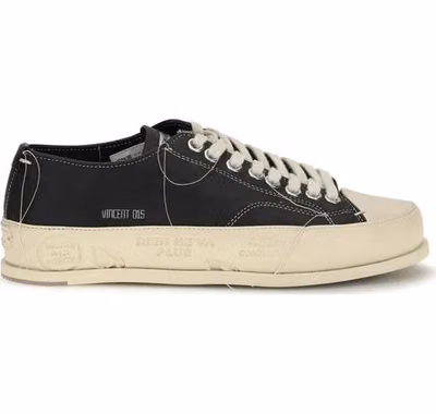 Black Calf Leather Bos Taurus Low Top Sneakers