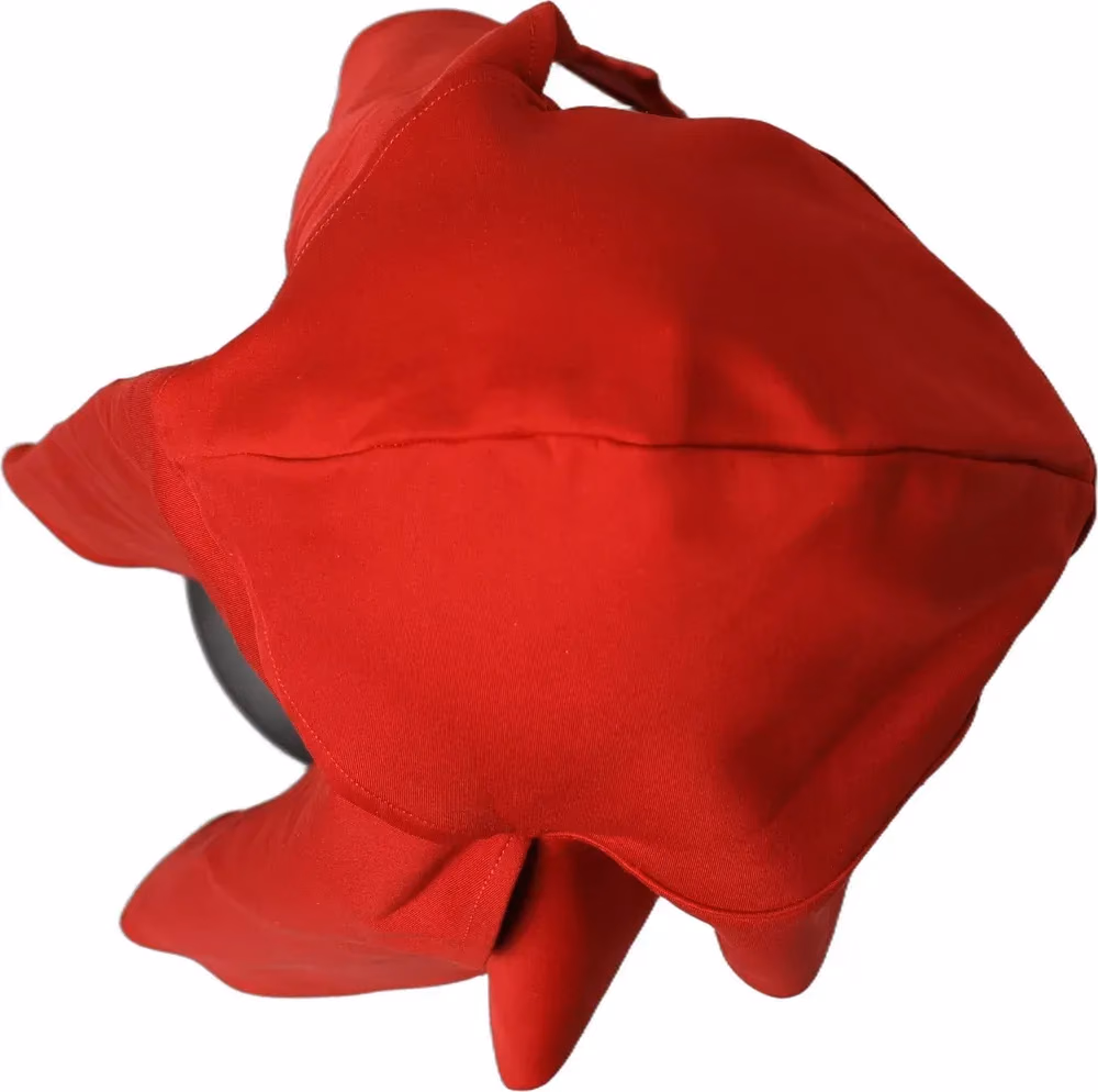 Dolce & Gabbana Women Red Polyester Whole Head Wrap Capello Hat
