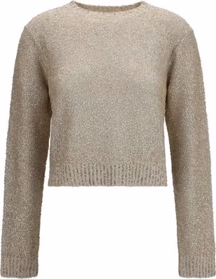 Beige Linen Sweatshirt