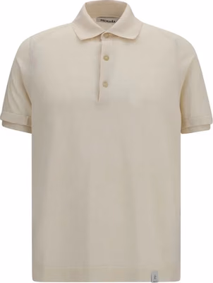 Beige Cotton Polo Shirt