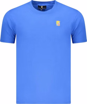 Blue Cotton Men's T-Shirt
