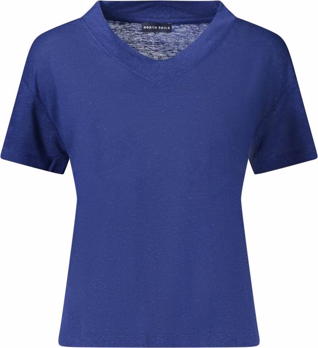 North Sails Blue Viscose Woman T-Shirt