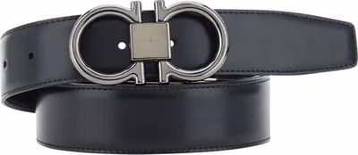 Black Calf Leather Bos Taurus Regular Belt