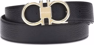 Black Calf Leather Bos Taurus Belt