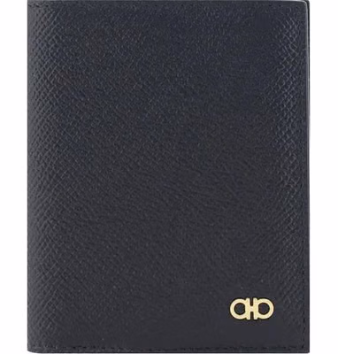 Black Calf Leather Bos Taurus Wallet