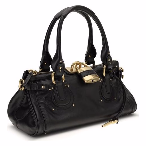 Chloé Black Buffalo Leather Shoulder Bag