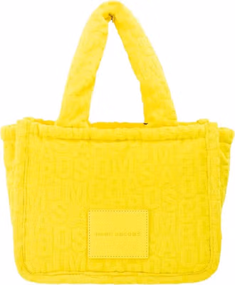 Marc Jacobs The Monogram Terry Tote Small Golden Kiwi Shoulder Bag Purse