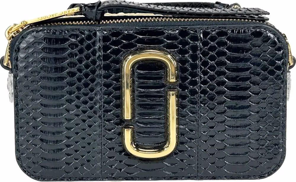 Marc Jacobs Marc Jacobs The Snapshot Snake Skin Crossbody Bag