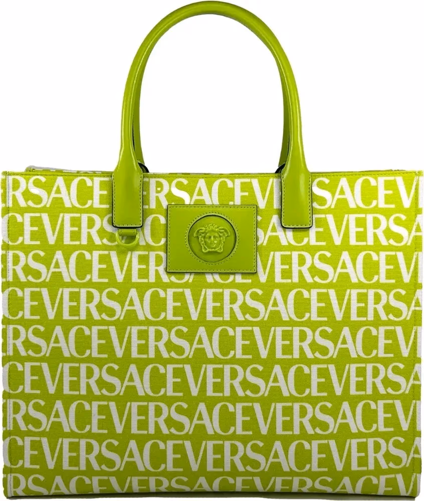 Versace Versace Medusa Large Canvas Large Tote Bag