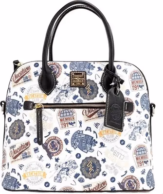 Dooney & Bourke Disney Vacation Club 2022 Domed Satchel Crossbody Handbag Purse