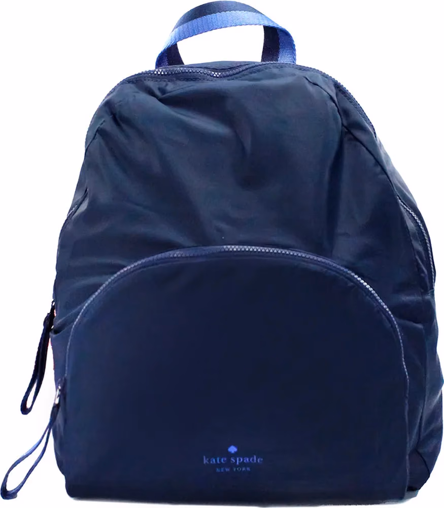 Kate Spade Kate Spade Arya Medium Nylon Nightcap Blue Packable Backpack BookBag Bag