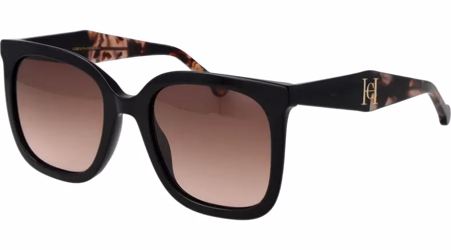 Carolina Herrera Black Acetate Sunglasses
