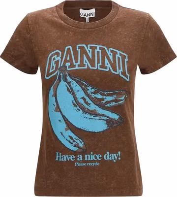 Brown Cotton T-Shirt